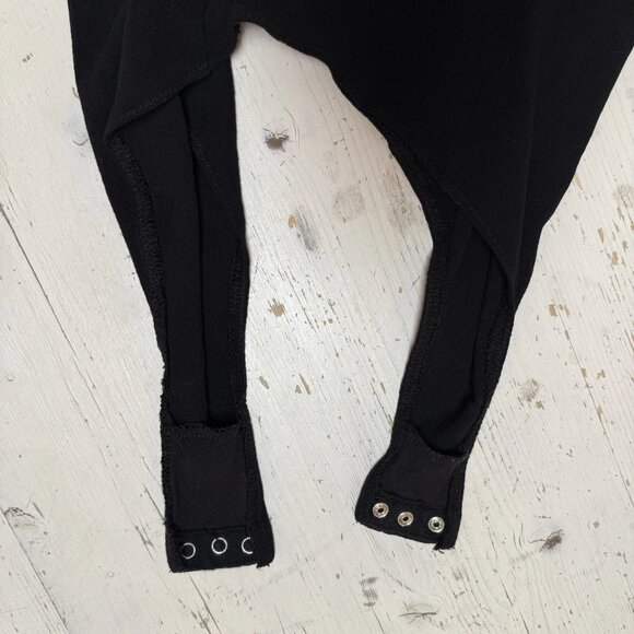 Free People Cami Bodysuit Small Black Bohemian Festival Vibe - Picture 13 of 14